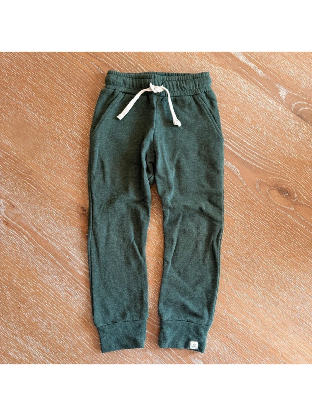 Little Road Forest Green Joggers 4T